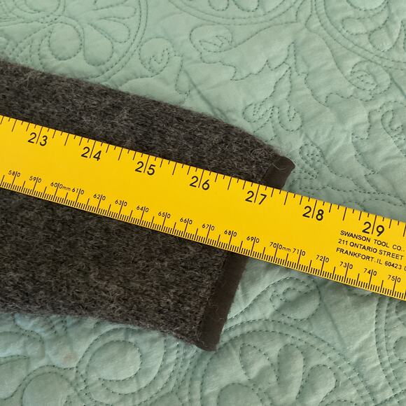 LL Bean Outdoor Cropped Shetland Wool Pullover Sweater Size Large O MW 33 71341 - Picture 11 of 11